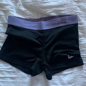 Nike dri-fit spandex shorts